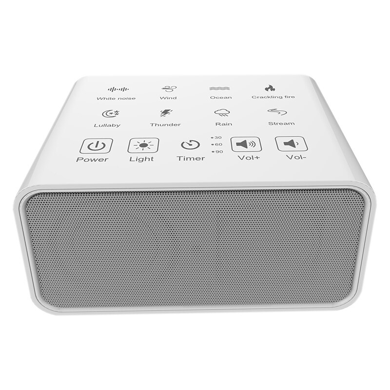 8 Sound White Noise Machine,Sleep Sound Machine for Sleeping,8 Soothing Sounds,White Noise Machine for Office Privacy,Pl