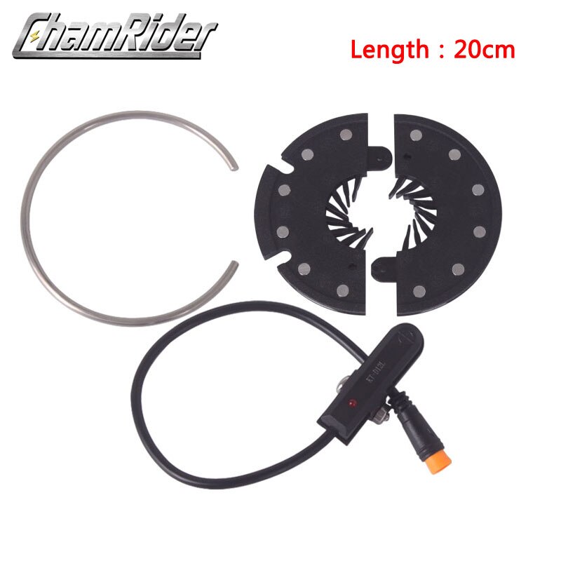 ChamRider KT PAS Pedal Assist Sensor V12L D12L BZ-4(8) BZ-10C Julet Waterproof Connector 6 Magnets Dual hall Sensors 12 Signals: D12L Julet plug