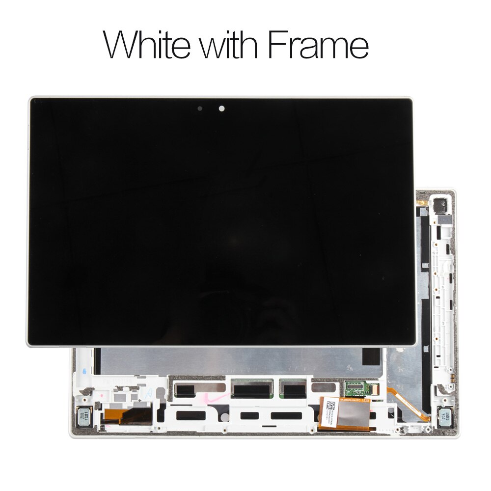 Srjtek voor sony xperia tablet  z 10.1 sgp 311 sgp 312 sgp 321 lcd-scherm matrixscherm touchscreen tablet-pc montage met frame: Met wit frame
