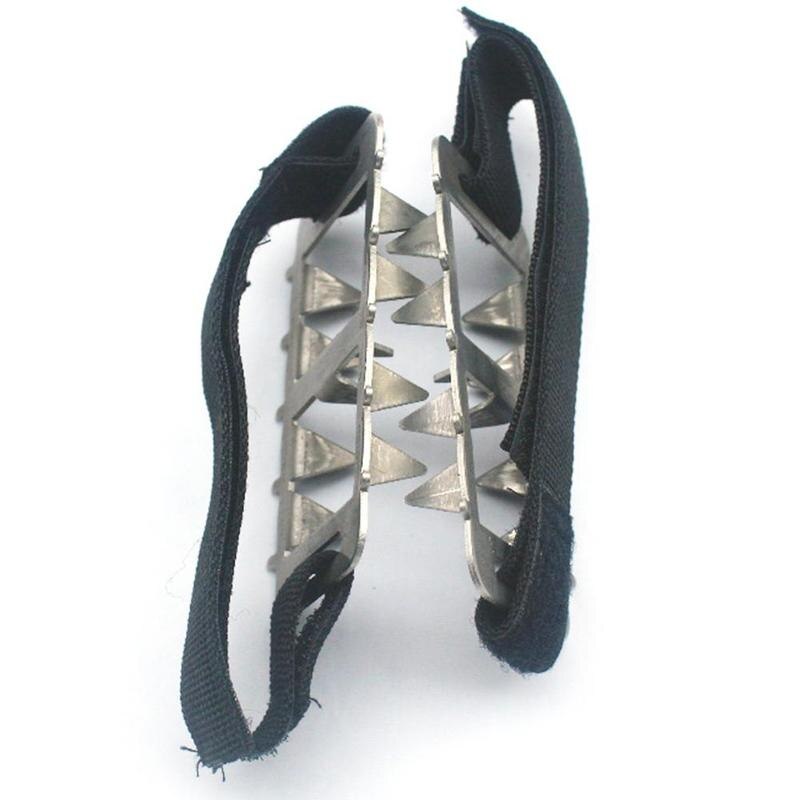 Ice Gripper Ice Climbing Spikes Grips 26 Teeth Camping Crampon Shoes Outdoor Anti Cleats Slip Cover Climbing Accessori E8U3
