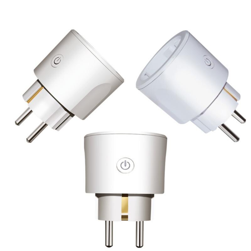Tuya Smart Plug 16A European Standard Wifi Smart Socket Phone Timer Switch Plug Voice Control Works With Alexa Google Home