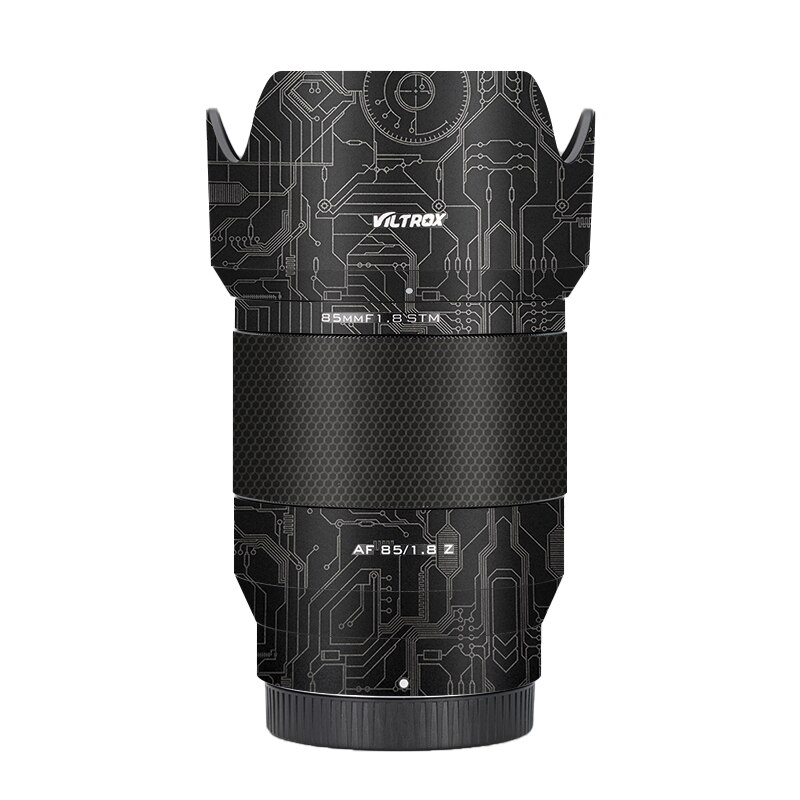 Viltrox AF85F1.8 Z naklejką na obiektyw do Viltrox AF 85mm F1.8 mocowanie obiektywu skórka kalkomania Premium okłady futerały ochronna folia: Fantasy Silver
