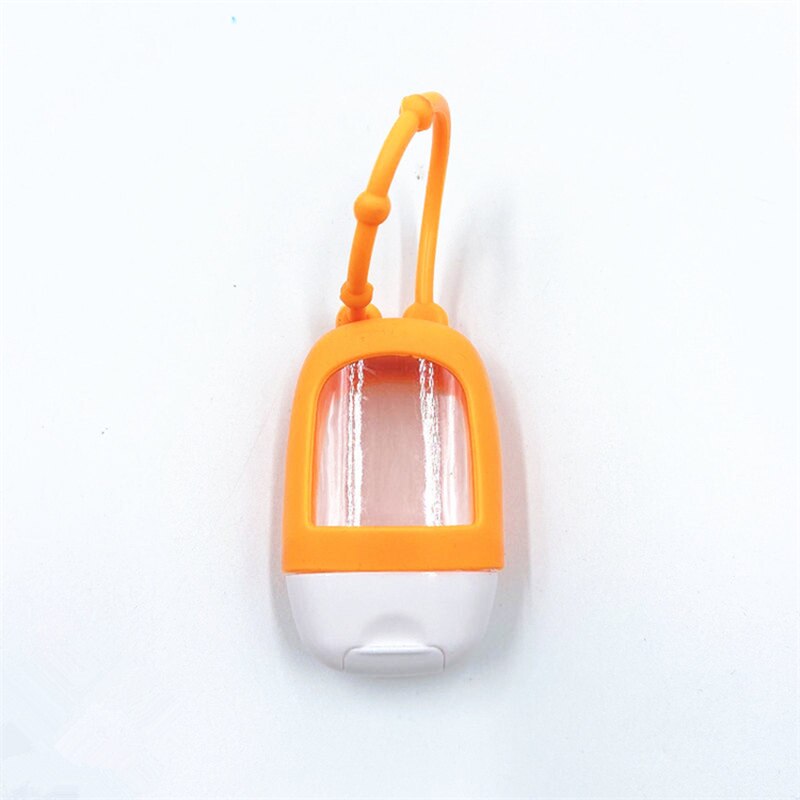 1Pc Mini Hand Sanitizer Sub Bottle 30ml Portable Traveling Refillable Bottle Silicone Protective Cover Storage Bottle Container: No9