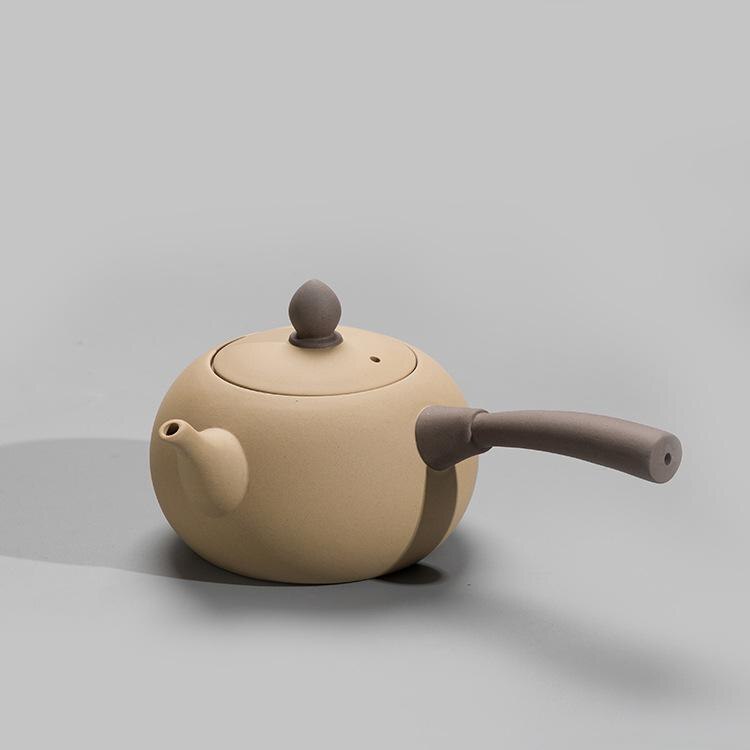 Teapot Warmer Insulation Base Vintage Ceramic Coarse Pottery Japanese Style Tea Kettle Tea Pot Holder Base Water Tea Warmer: D