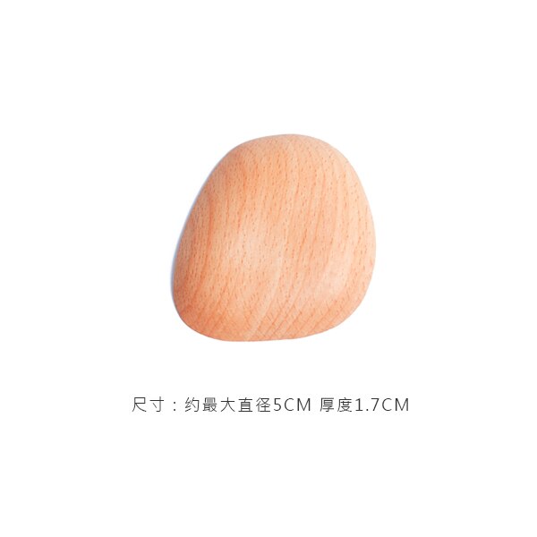 Home wood key hook suction magnet walnut office storage wall hooks: B