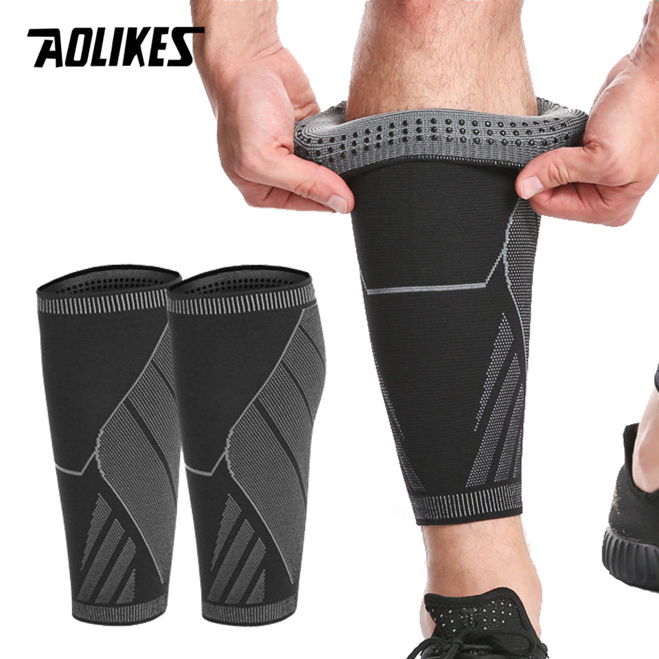 AOLIKES Kalf Compressie Mouwen voor Mannen Vrouwen Been Compressie Sokken voor Shin Splint Spataderen Kalf Pijnbestrijding