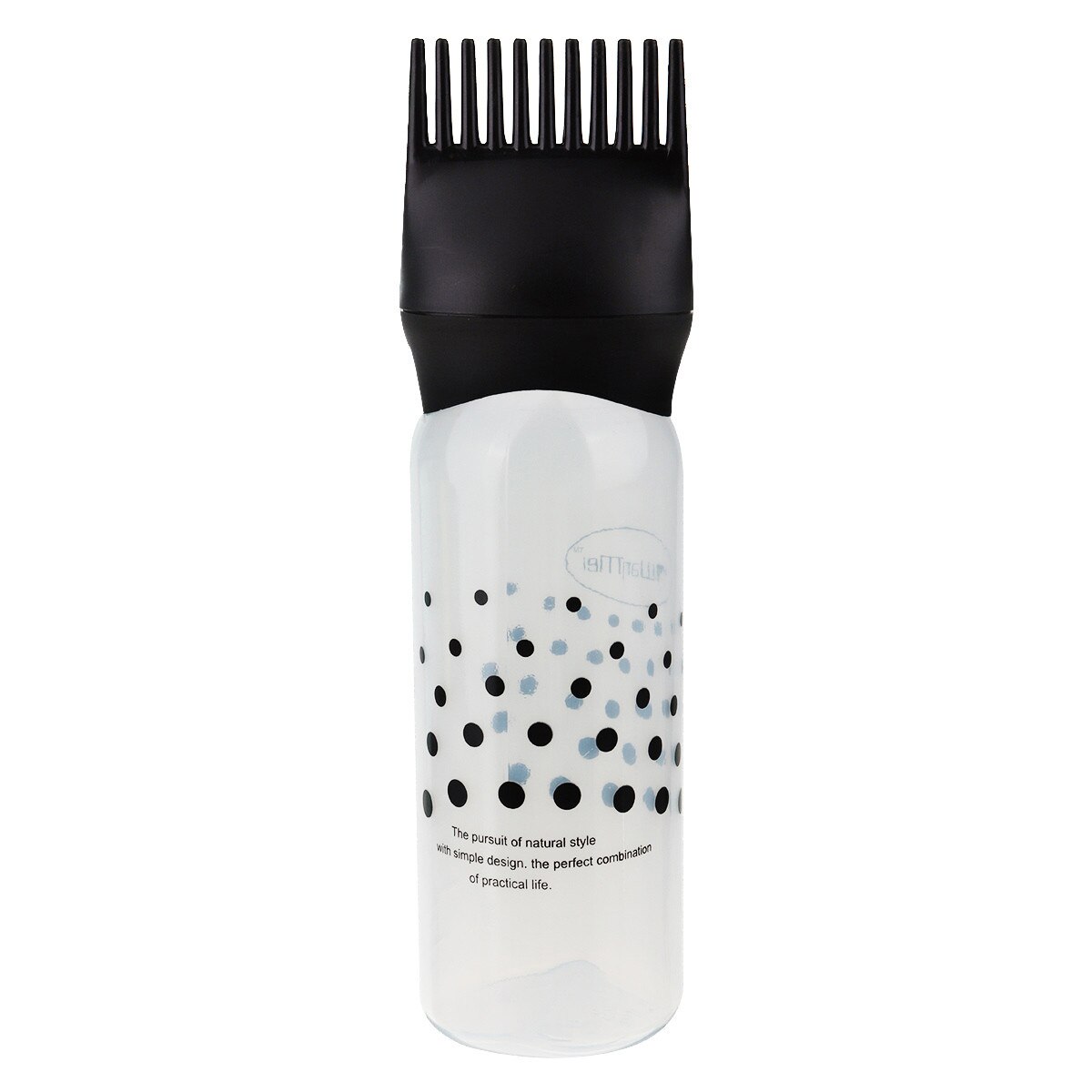 Hair Applicator Bottle Applicator Brush Dispensing Salon Hair Coloring Hair Washing Bottle Jul#07: Black