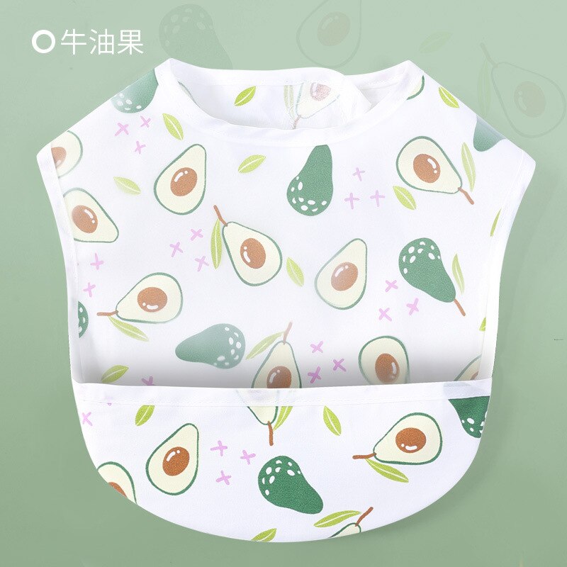 Cotton Baby Bibs EVA Waterproof Lunch Feeding Bibs Baby Cartoon Feeding Cloth Children Baby Apron Babador Bandana