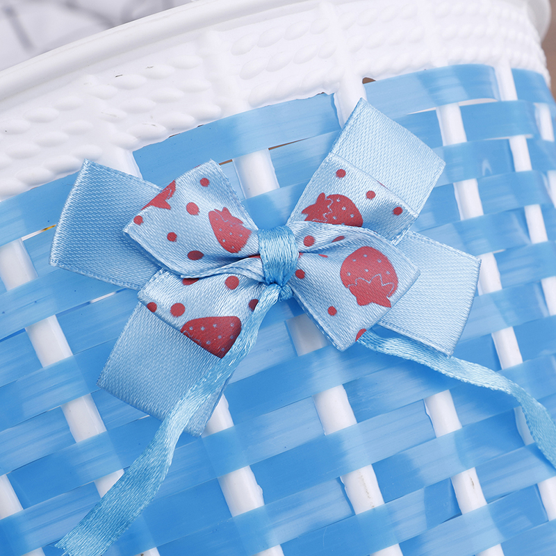 Cykelkorg framväska cykel rosett framkorg för barn flickor cykling