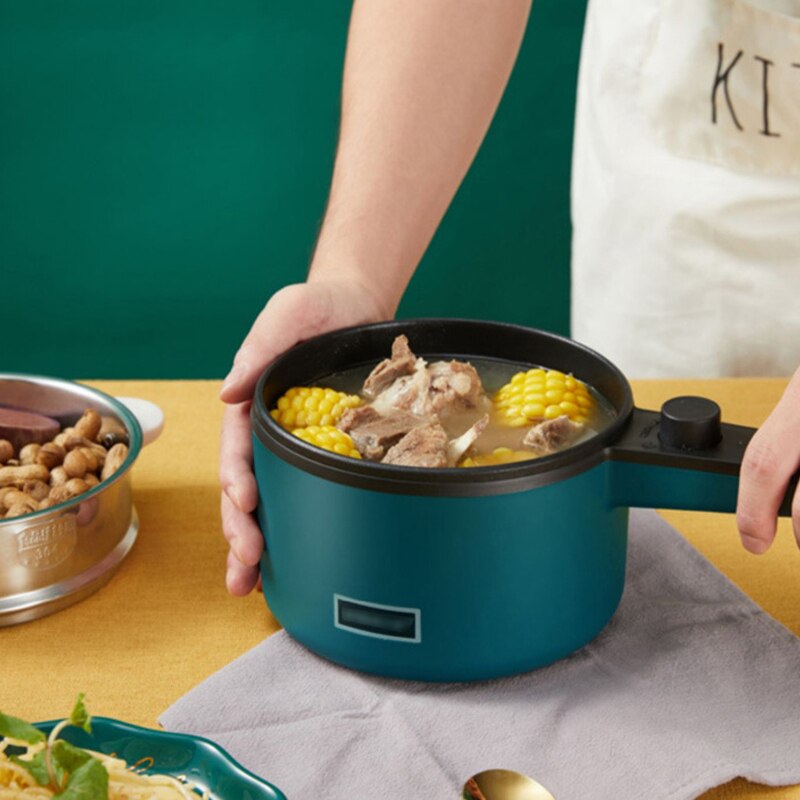 220V Mini Multifunction Electric Cooking Machine Double Layer Household Pot Multi Electric Rice Cooker Non-stick Pan