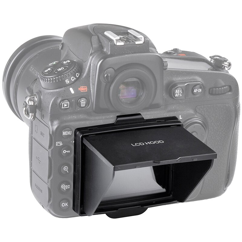 Pare-soleil/protection d'écran lcd pliable pour appareil photo nikon  d800/d810/d800e/d810a