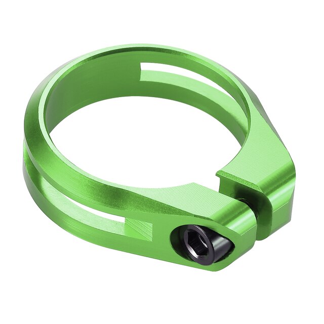 2022 Licht Fiets Zadelpenklem Cnc Aluminium Fietsen Zadel Zadelpenklem Voor 27.2/30.8/31.6Mm Bik Zadelpen: GREEN  31.8