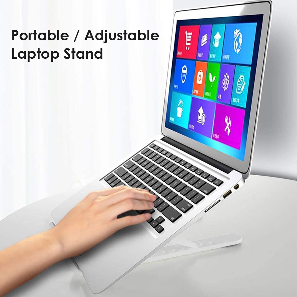 Vertical Holder Adjustable Laptop Cooling Stand Portable Folable Notebook Height for Household Computer Safety Parts