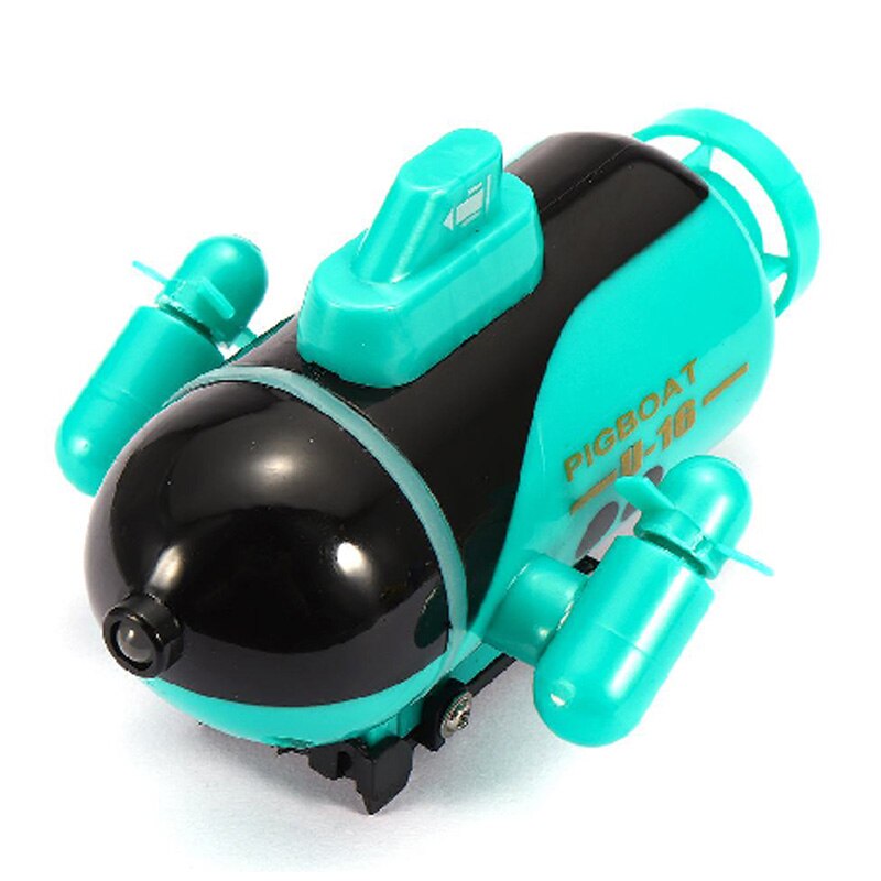 Racing Submarine Boat with Led Light Mini Remote Control Toy Yellow