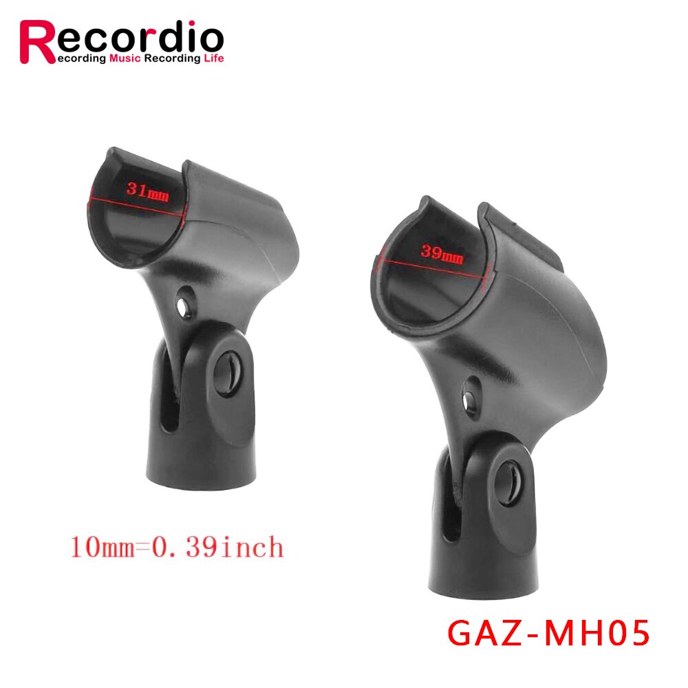 GAZ-MH05 Universal Kunststoff Mikrofon Clips Halter Flexible Gummierte Stehen Halterung Für Verdrahtete/Drahtlose Mikrofon: GAX-MH05