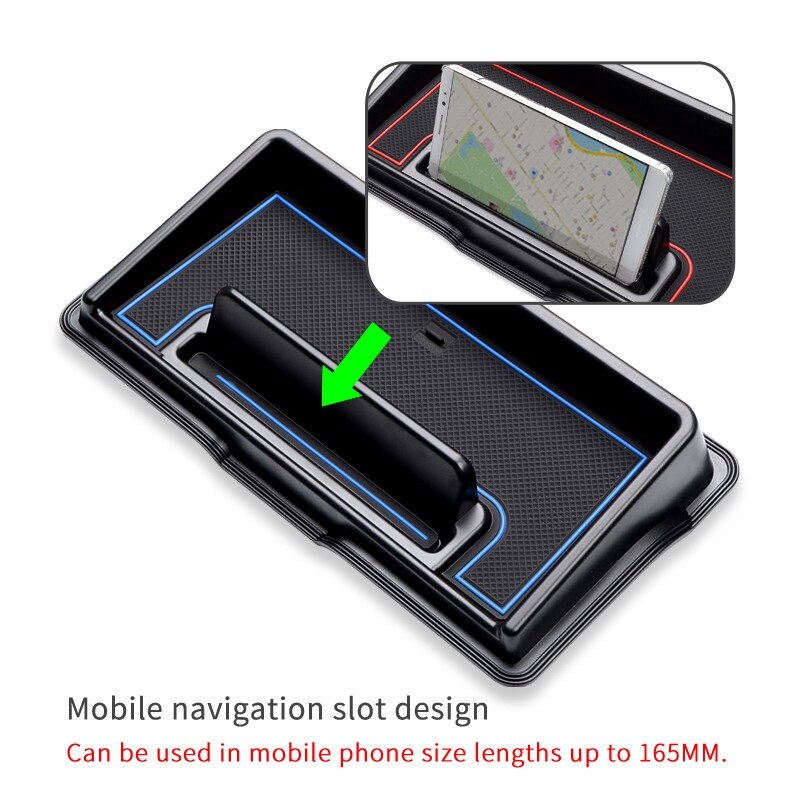 Dashboard lade dashboard opbergdoos console lade telefoon sleutel organizer container voor Ineos Grenadier 2020-2024 middenconsole lade, scherm achter opbergdoos verborgen lade (scherm achter