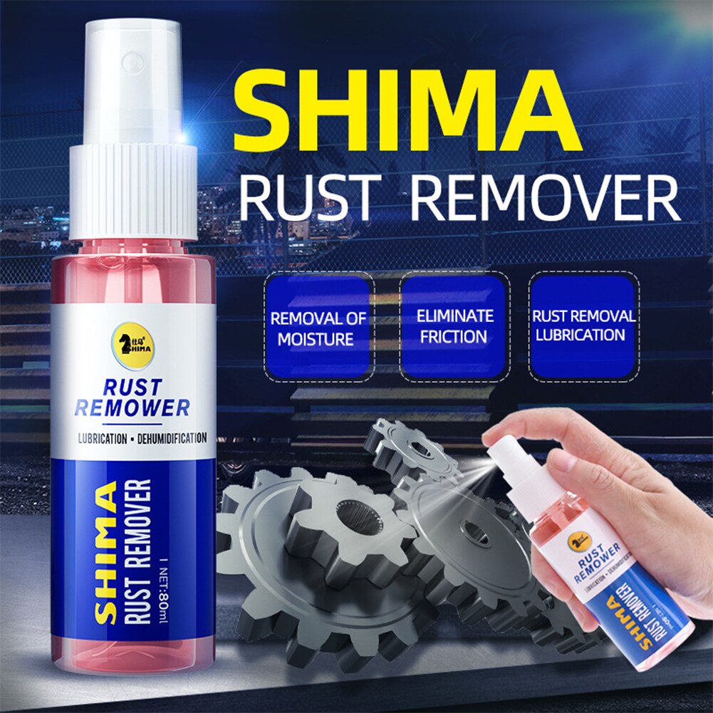 80ml Maintenance Universal Lubrication Kitchen Rust Remover Surface Eliminate Corrosion Home Repairing Car Window Cleaning Spray