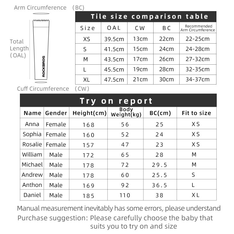 ROCKBROS protezione solare maniche da braccio da ciclismo compressione seta di ghiaccio maniche senza cuciture Anti-UV esecuzione di manicotti da basket scaldamuscoli
