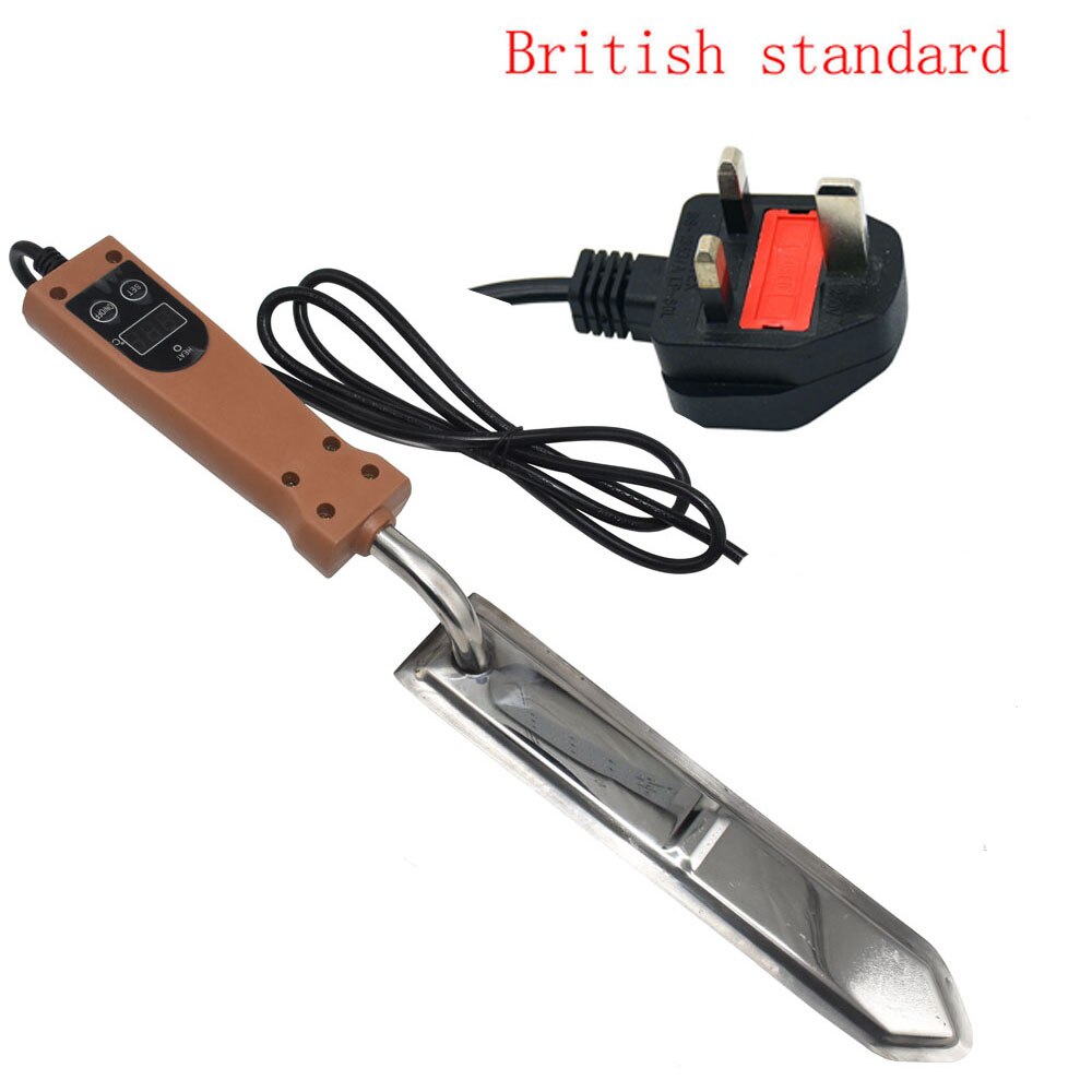 Cuchillo eléctrico para cortar miel, herramienta de apicultor, Control de temperatura, 220V, 140-160 grados Celsius, 1 ud.