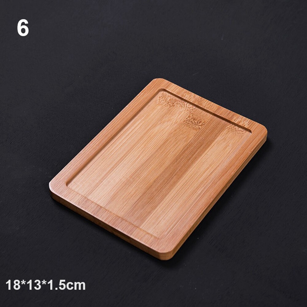 Chinese Style Bamboo Tea Trays Tea Serving Kung Fu Tea Trays Eco-Friendly Household Water Storage Trays Dry Bubble Table: 6