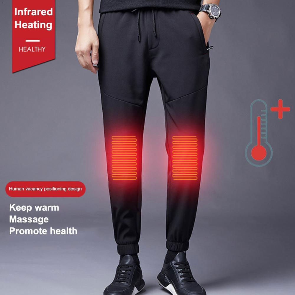 Electric Heated Thermal Trouser Outdoor Exercise Heating Warm Pants Adjustable Charging Heated Pants