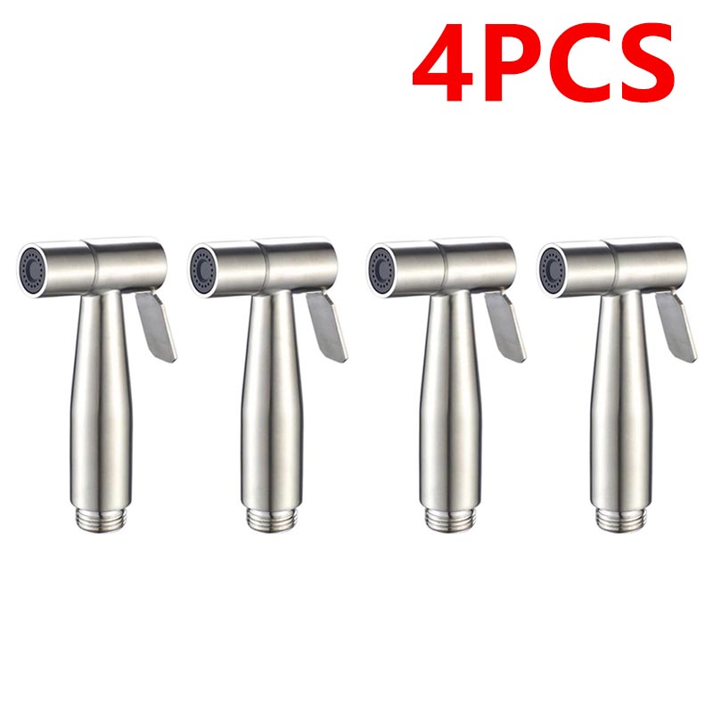 Draagbaar Bidet Wc Sproeier Rvs Handheld Bidet Kraan Spray Home Badkamer Douchekop Zelfreinigende Accessoires: Rood