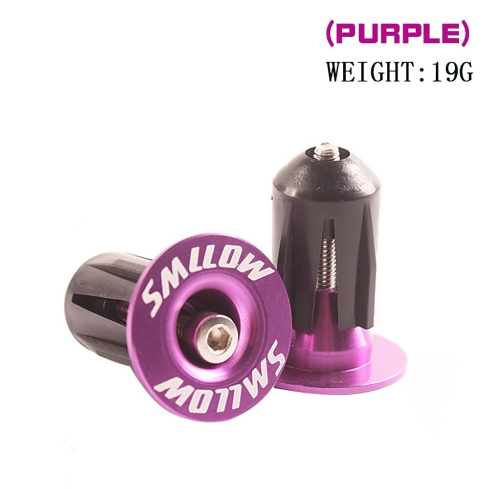 1 pair Bike Grip Handle Bar End Cap Aluminium Alloy MTB Handlebar Grips Plugs Caps for Bicycle Handlebar Accessory