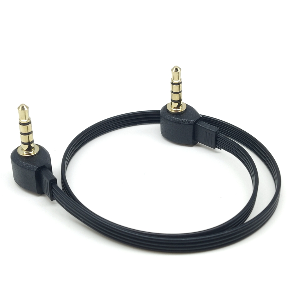 Audiokabel 3.5mm stecker auf stecker stereokopf aux-audio-kit 10cm doppelwinkel schwarz i-key kaufen: Weiß / <= 0.5m