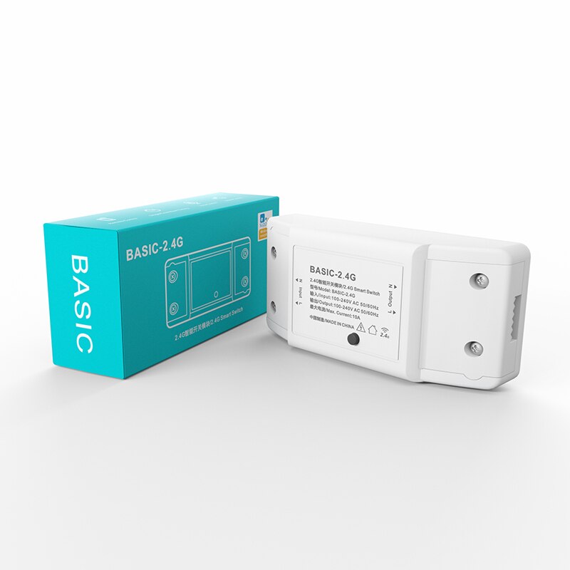 Itead basic  r2 minidiy-moduulia bluetooth valokytkin langaton sovellus kaukosäädin kytkin 220v älykodin sähkökytkintä