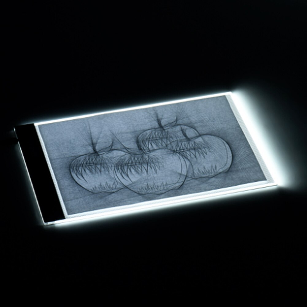 A4 USB LED Art Stencil Board Light Tracing Drawing Copy Pad Table Box EM88