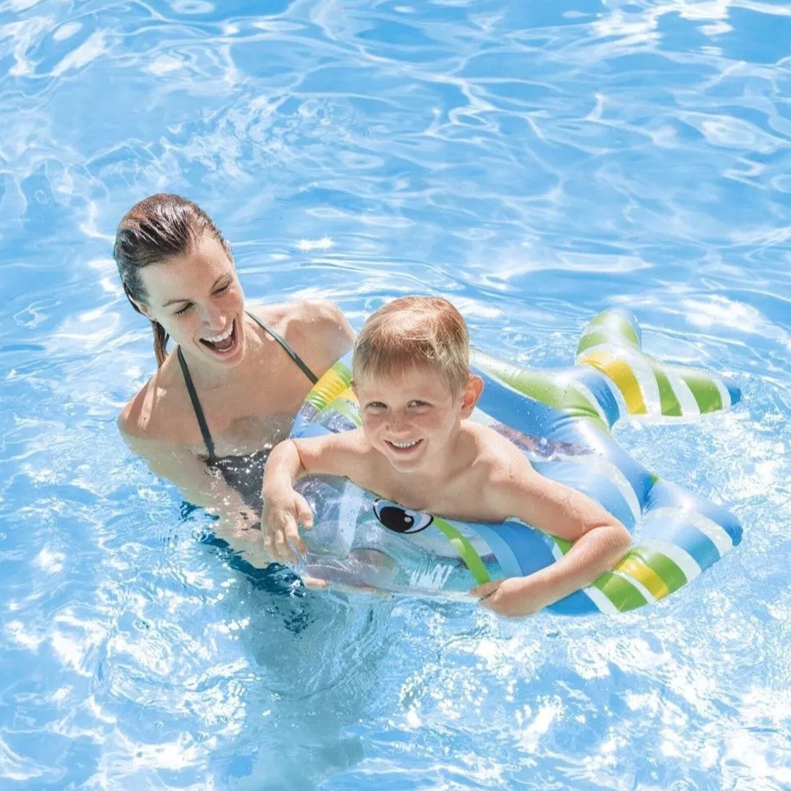 1Stck Sommer freundlicher Schwimmen Ring Sicher Achsel Ebene tropisch Fisch dauerhaft Rohr Wasser Schwimmen Schwimmbad Strand bin Meer Spaß Spielzeug