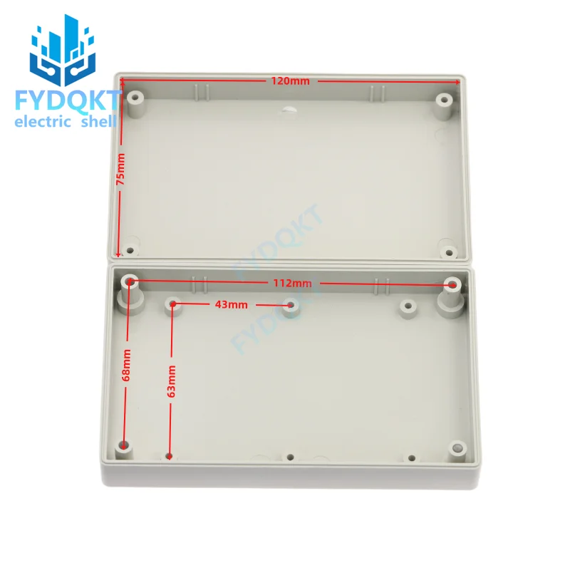 1Pcs 125x80x32mm Waterproof Plastic Cover Project Electronic Case Enclosure Box Wire Junction Boxes