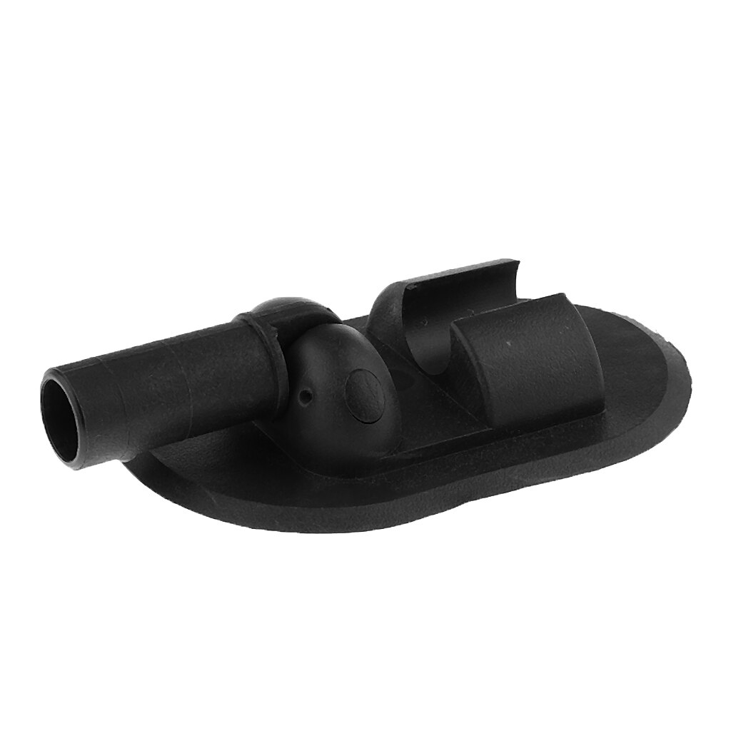 Boat Bimini Top Sun Canopy Cover Mount Hardware Pole Socket for Speedboat Inflatable Boat Kayak RV: Black 12 x 7.8cm