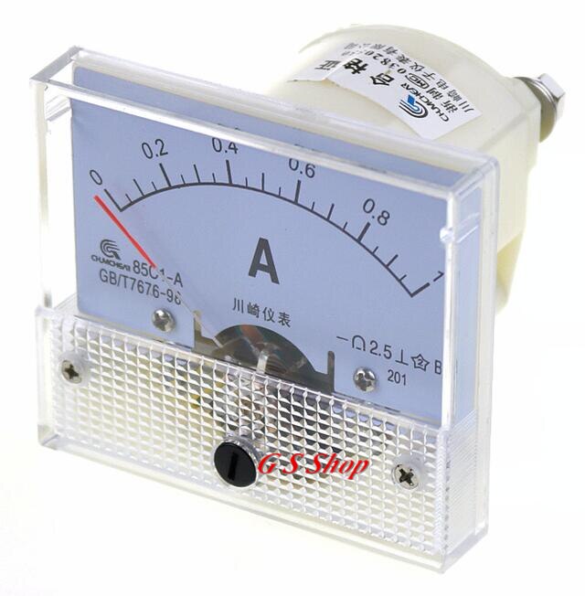 85C1-A type Pointer type DC current meter Plaat tafel 85C1series 0-1A