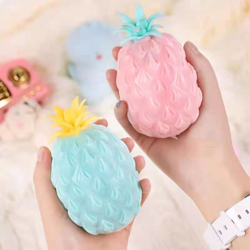 Anti Stress Fun Soft Pineapple Ball Stress Reliever ToyChildren Adult Fidget Squishy Antistress Creativity Sensory Toy