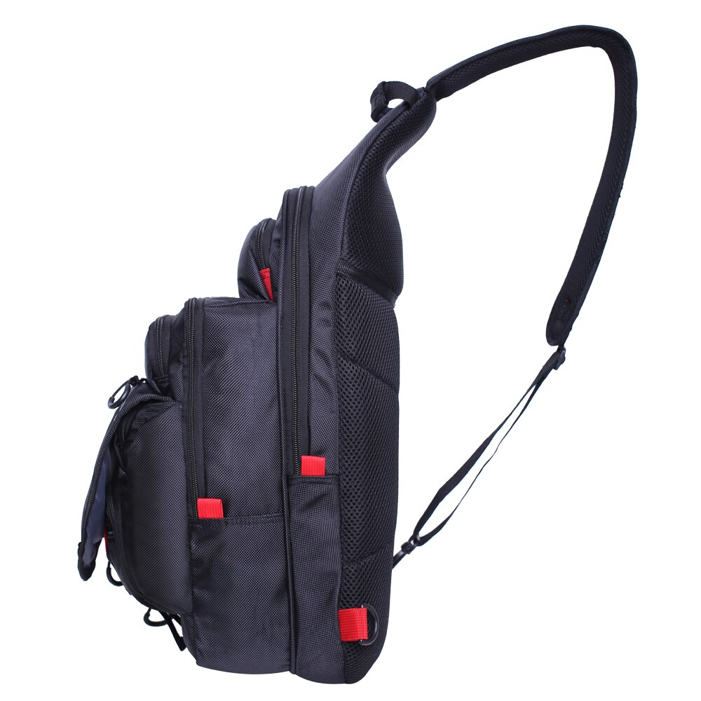Fishing Sling Pack Multi Function Fishing Gear Bag Pack Fishing Tackle Shoulder Bag