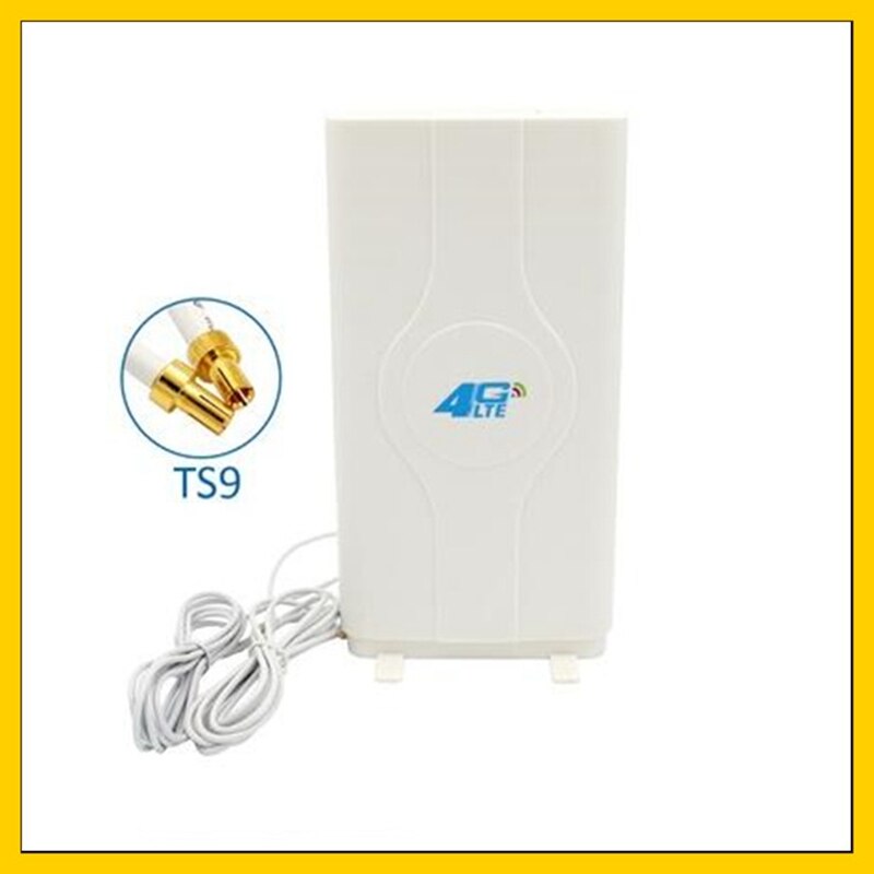 4G LTE Dual MIMO External Panel Antenna double TS9 connector with Base for Huawei E5776 E5786 E5377 E589 ZTE MF80 MF60