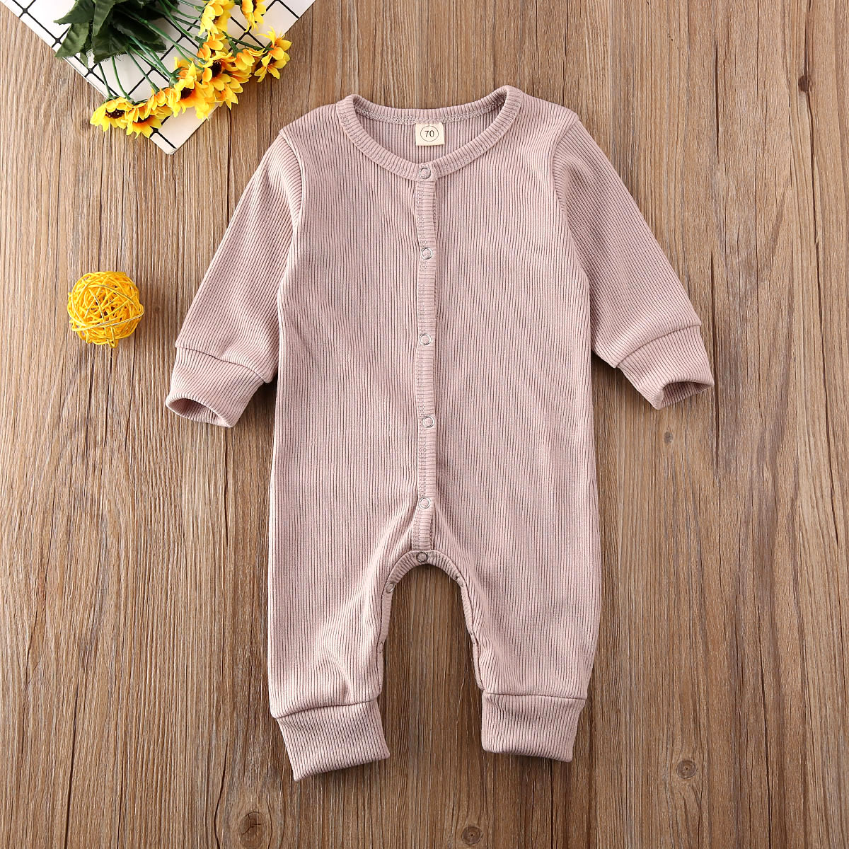 Kids Baby Girl Boy Autumn Winter Clothes Knitted Romper Jumpsuit Overall Outfit