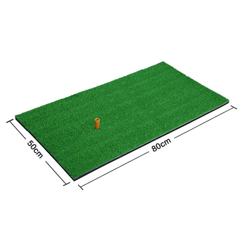 1 achtertuin Golf Mat Golf Training Aids Outdoor Indoor Raken Pad Praktijk Gras Mat Achterban *: 80 50CM