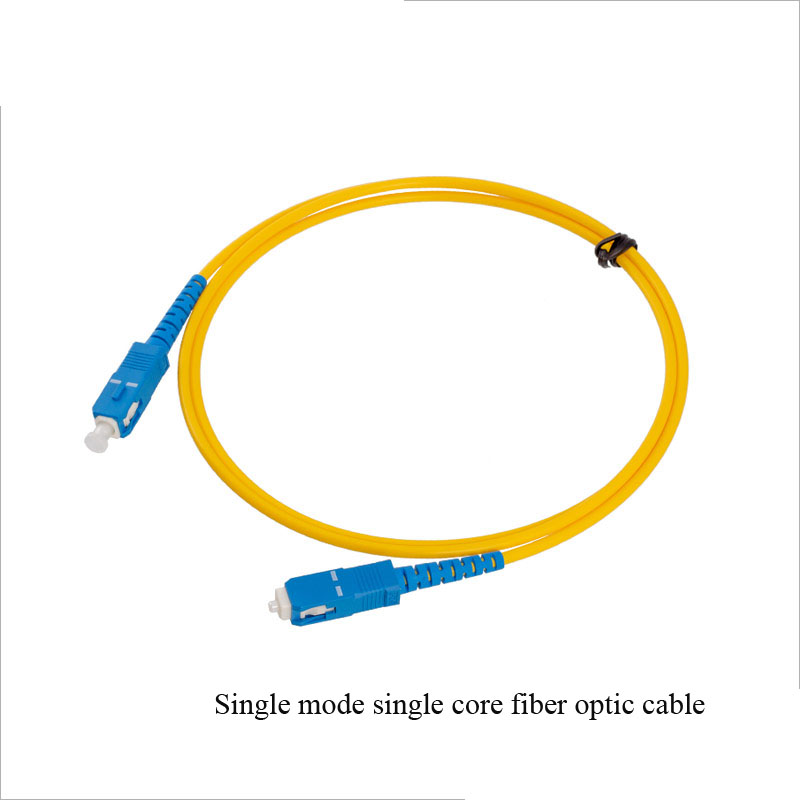 Wasserdichte LC/SC-Glasfaser-Steckdose für Höhle Außenbereich, IP67, FDDI, Einzelmodus, Einzelkern, Dual-Ader-Stecker, SC-Glasfaserkabel: Gelb