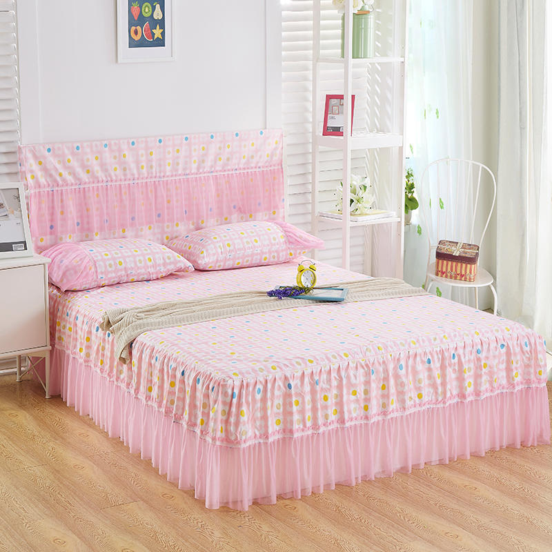 Kant Sprei Kussensloop Beddengoed Set Verse Cubre Cama Sprei Lakens Decor Comfortabel Ademend Verticale Fringe Zomer