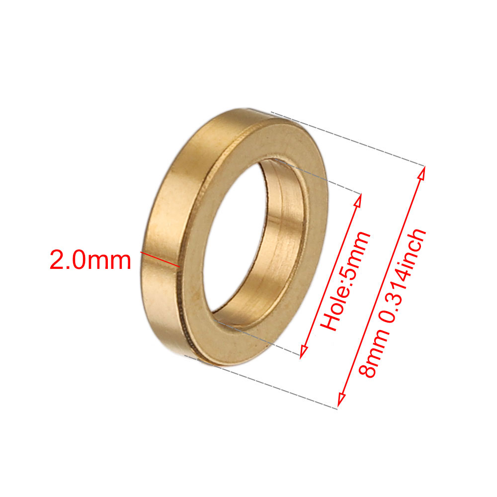 10 Uds. Espaciadores redondos planos de acero inoxidable disco de cuentas cuentas sueltas con agujero grande para DIY pulsera collar artesanía joyería suministros: Rosa
