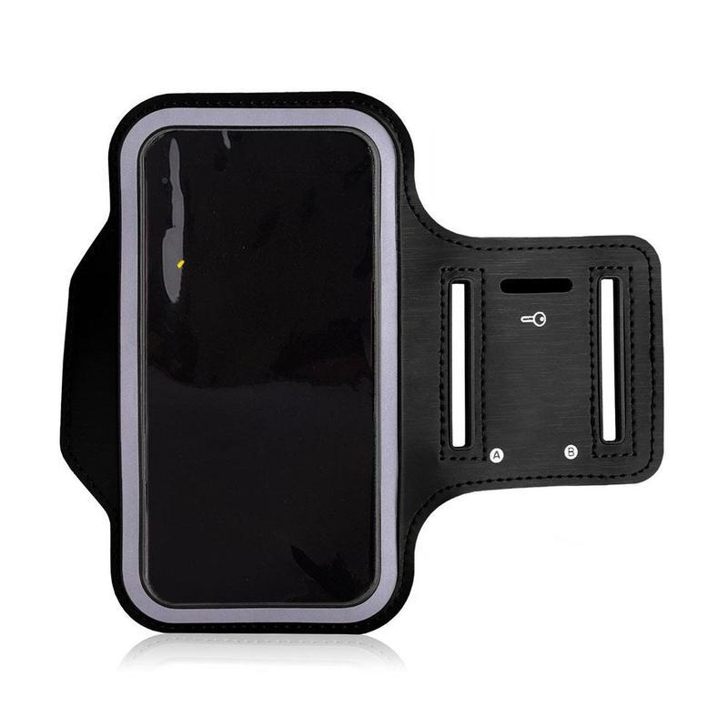 Outdoor Sports Arm Bag Running Fitness Wrist Bag 4 Inch Mobile Arm Arm Cycling Phone 6 Strap To Bag Portable Universal R8L3: Black