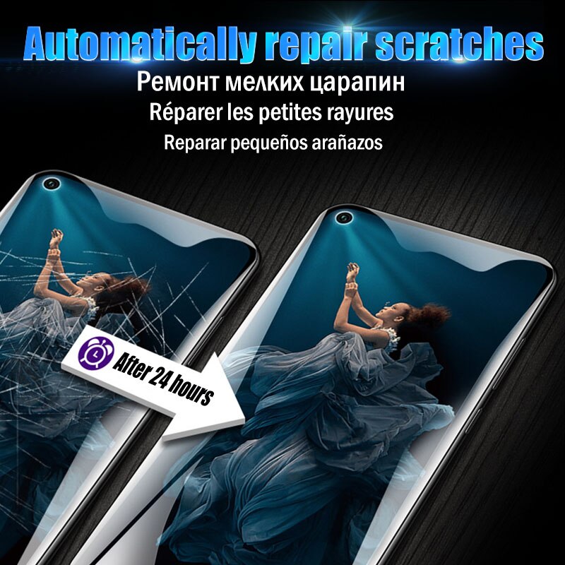Film Hydrogel 35D pour Huawei Honor 9X9 10 Lite 8X 7A 20i 20 Pro protecteur d'écran pour Huawei P Smart Z Nova 5t Film