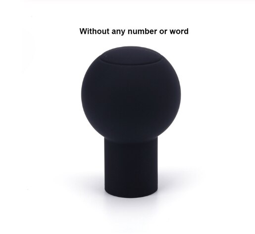 Bouton de changement de vitesse en Silicone rond de voiture couvercle manuel automatique levier antidérapant manette de vitesse boutons étui protecteur bosse bâton Jarket: Black