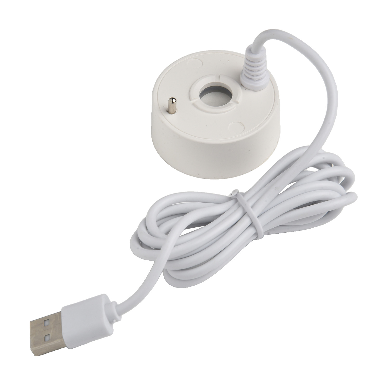 5V USB fontaine brumisateur petit rocaille eau réservoir de poisson aménagement paysager brumisateur pour étang rocaille évier de poisson brumisateur: WHITE