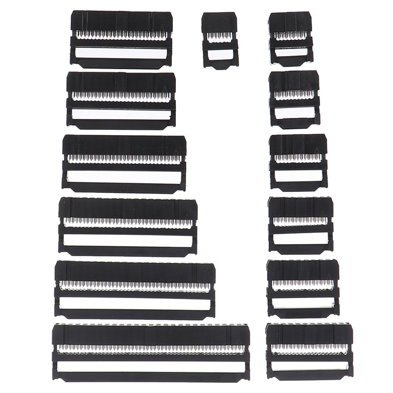 10set 6/8/10/12/14-50Pin IDC Socket Pin Dual Rij Toonhoogte 2.54mm IDC connector 6-50 Pin Kabel Socket Plug Lint Kabel Connector