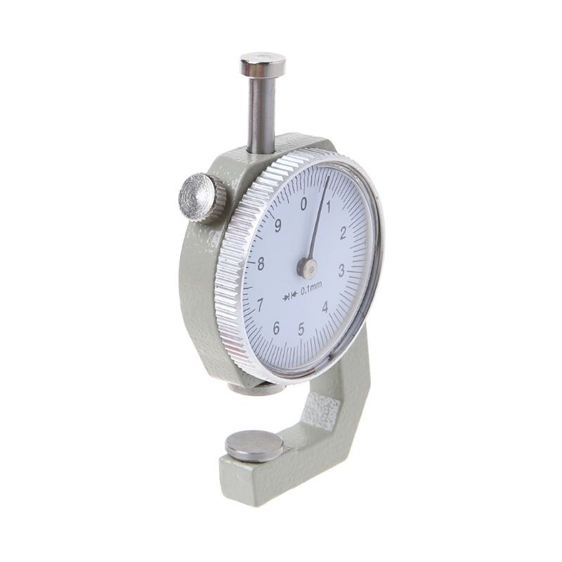 Dial Thickness Gauge 0-10MM / 0-20MM Leather Paper Thickness Meter Tester Accuracy 0.1mm U4LB