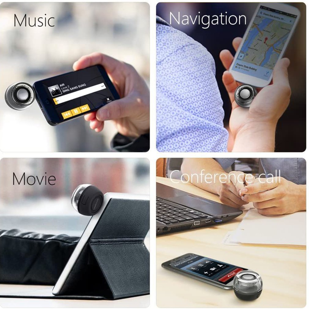 USB Plug-in Desktop Computer Portable Speaker USB Mini Soundbar Subwoofer Wired LED Music Box With Dual Driver