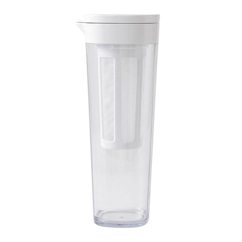 Water Jug with Filter Screen Heat Resistant Cold Beverage Storage Container for Home Kitchen Living Room Juice Pitcher: 4